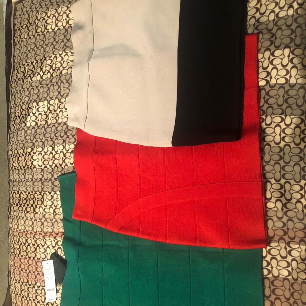 4 Bebe skirts size small